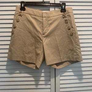 Banana Republic khaki shorts w/ buttons & pockets